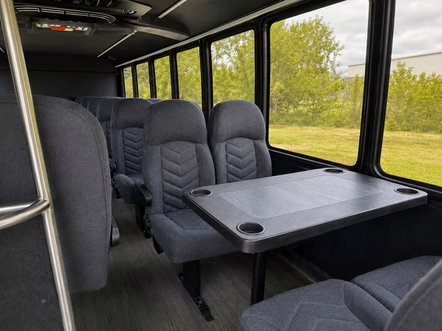 15 passenger minibus interior