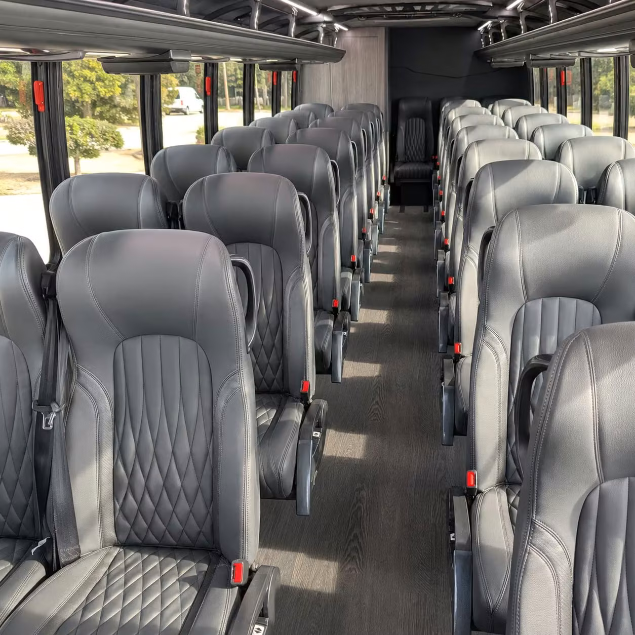 25 passenger minibus interior