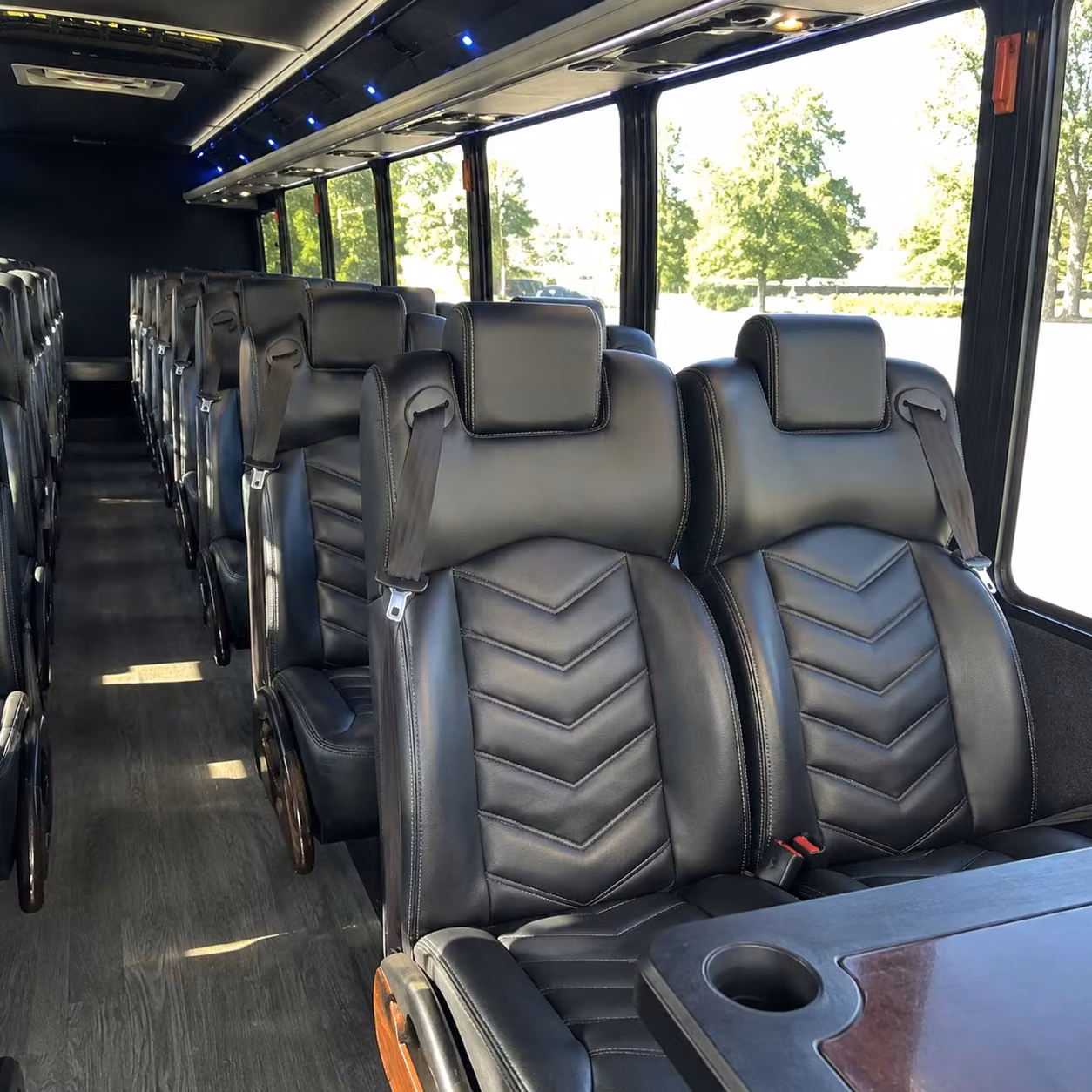 30 passenger minibus inside