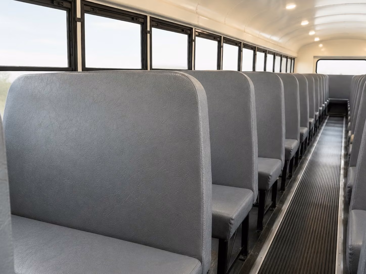 school bus interior