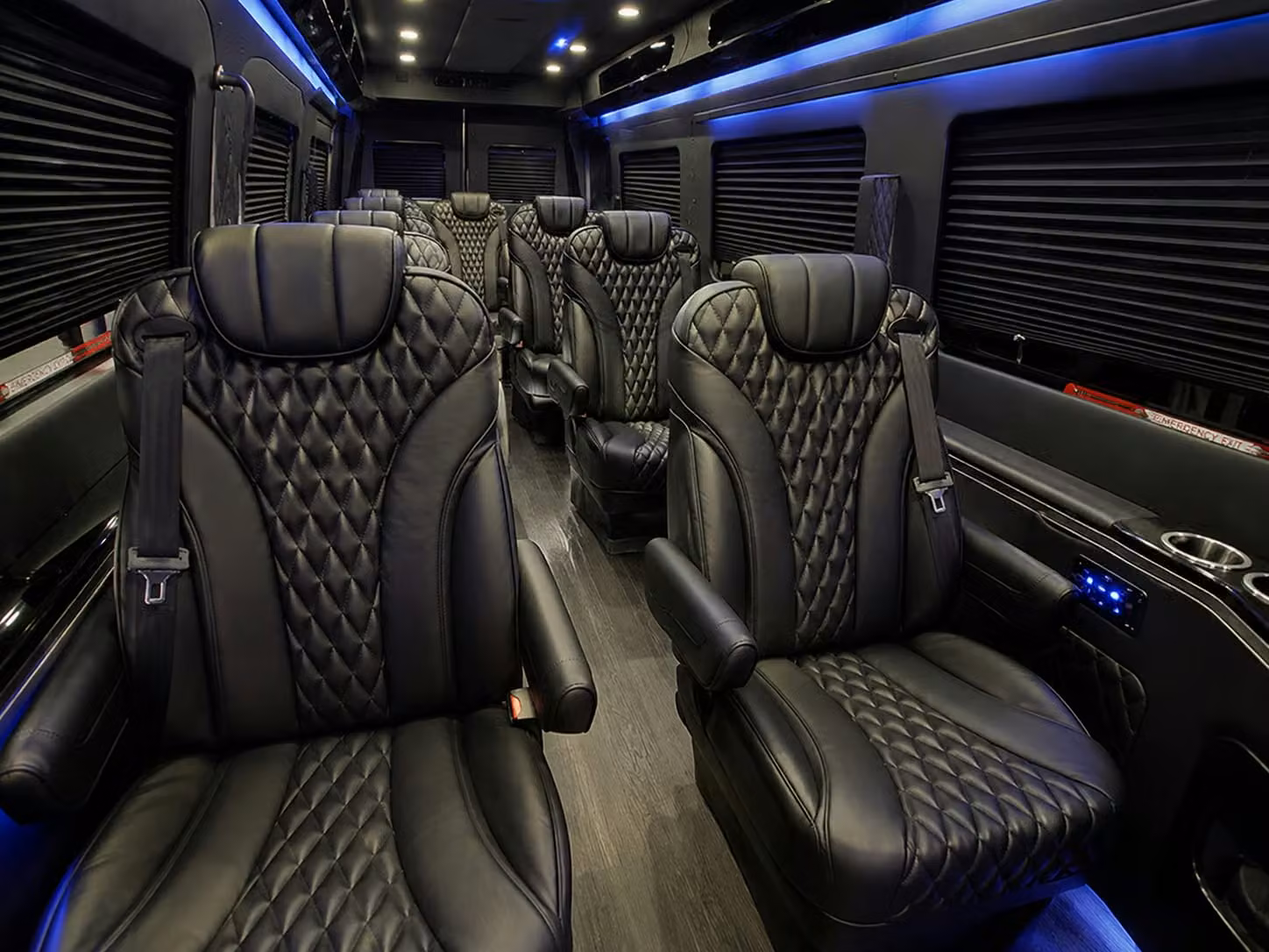 sprinter van with driver inside